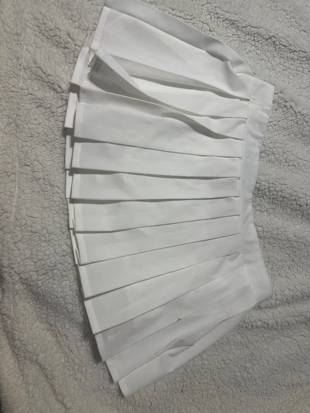 white skirt